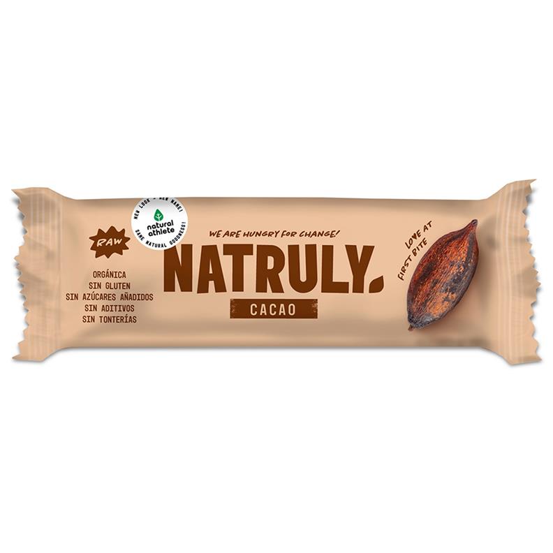 Barrita Raw de cacao Natruly 40g | Ecológico