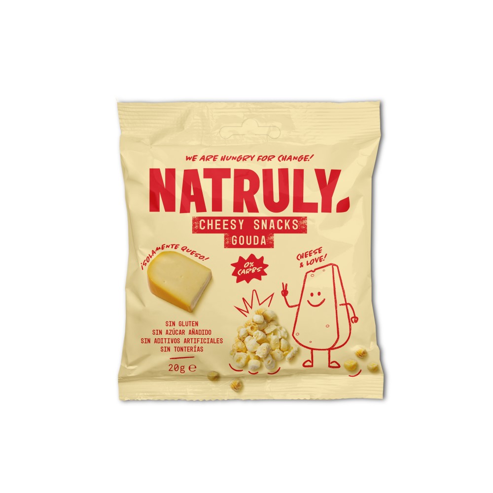 Cheesy Snack de Queso Gouda Natruly 20g