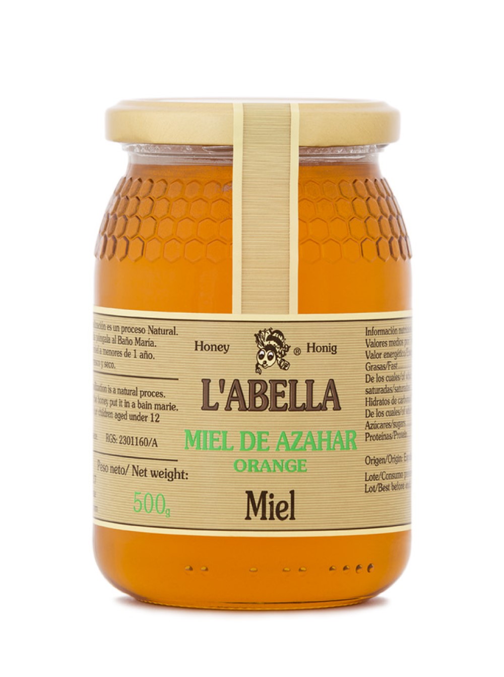 Miel de azahar L'Abella 500g