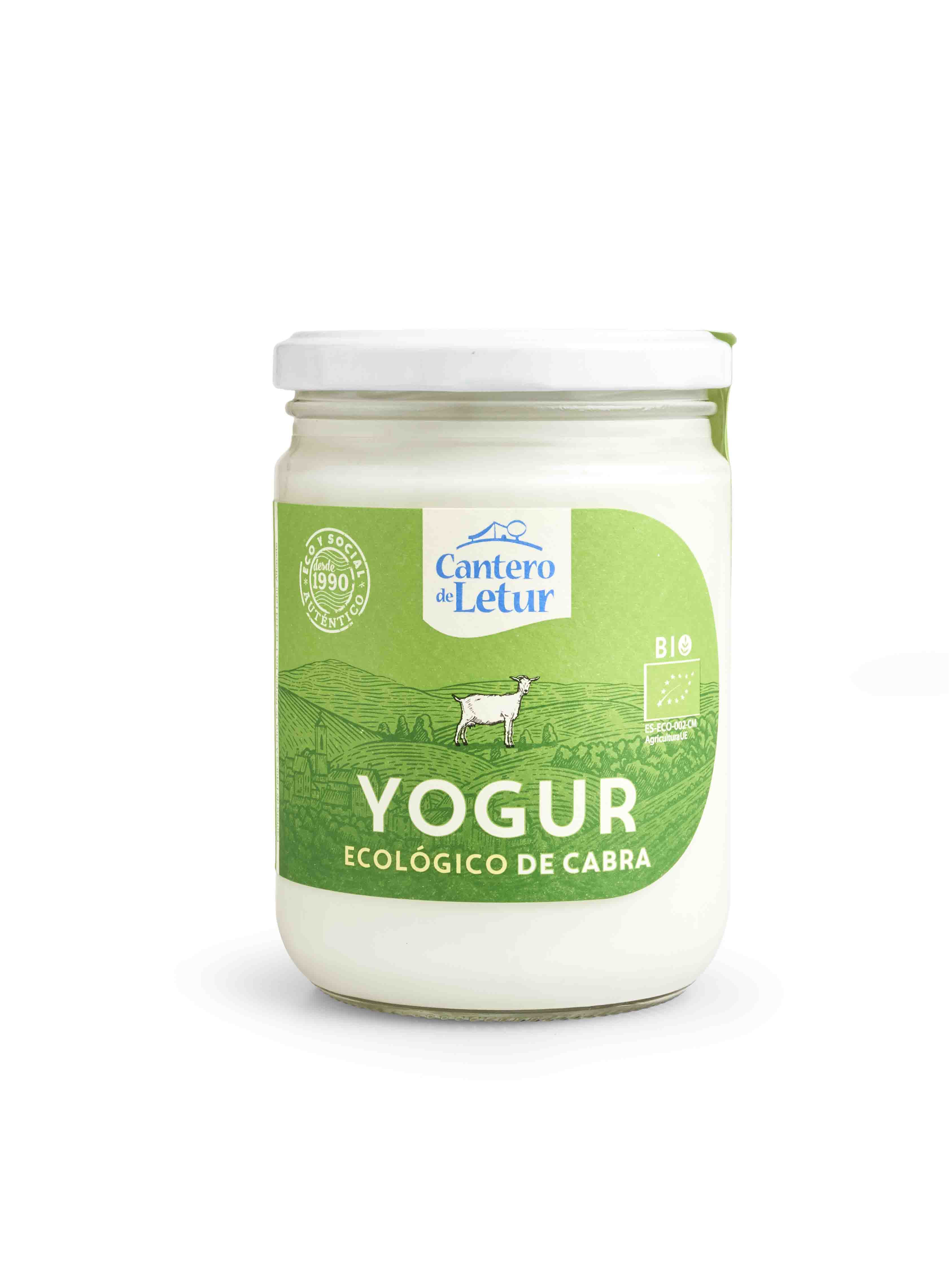 Yogur Ecológico de Cabra Cantero de Letur 420g   Natural, Cremoso y de Producción Artesanal