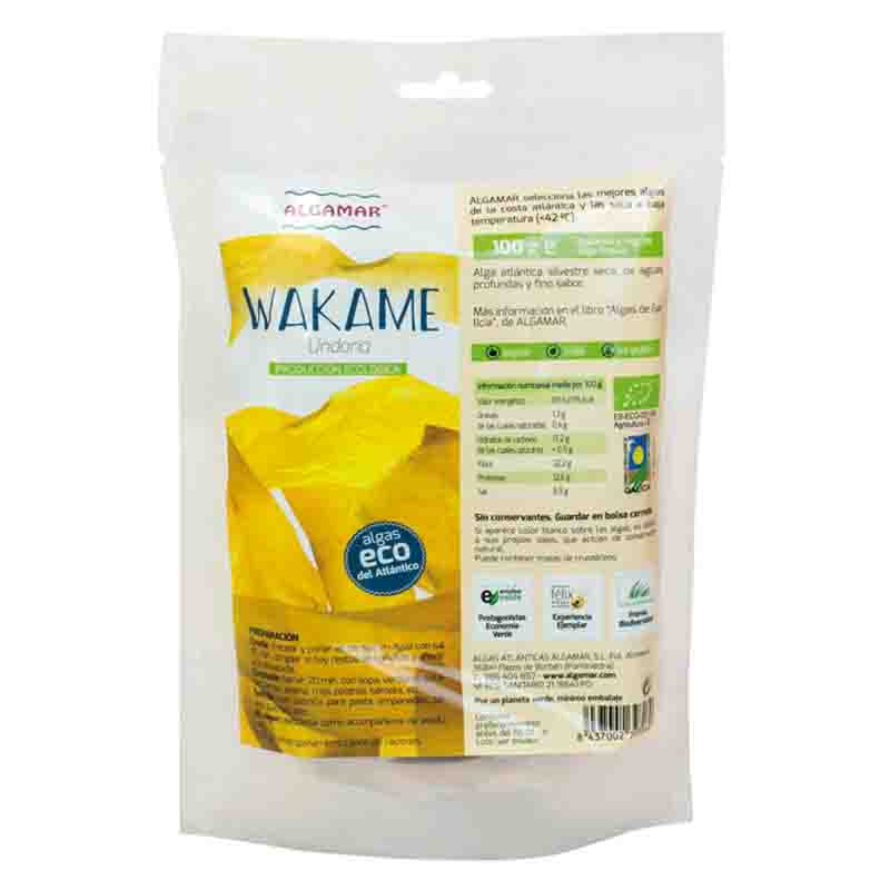 Alga Wakame 100g BIO Algamar