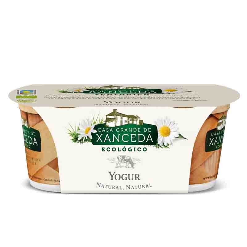 Yogur natural 2x125g Casa Grande de Xanceda | ecológico