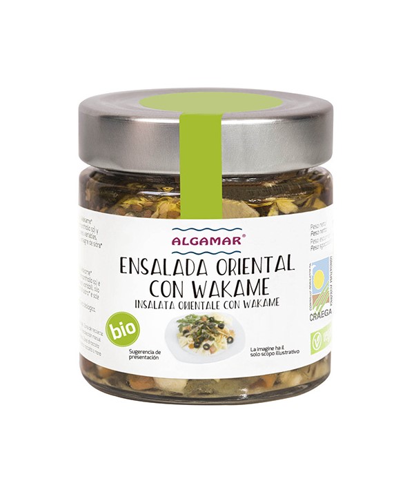 Ensalada oriental con wakame 180g Algamar | ecológico