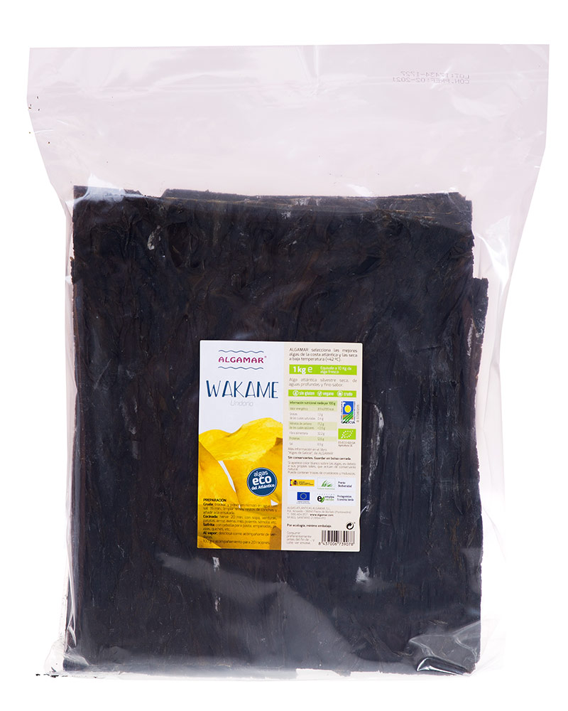Alga Wakame BIO Algamar (Granel 1 Kg)