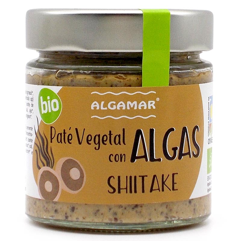 ALGAMAR - PATE VEGETAL CON ALGAS Y SHIITAKE 180g BIO