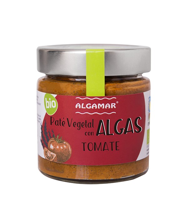 ALGAMAR - PATE VEGETAL CON ALGAS Y TOMATE 180g BIO