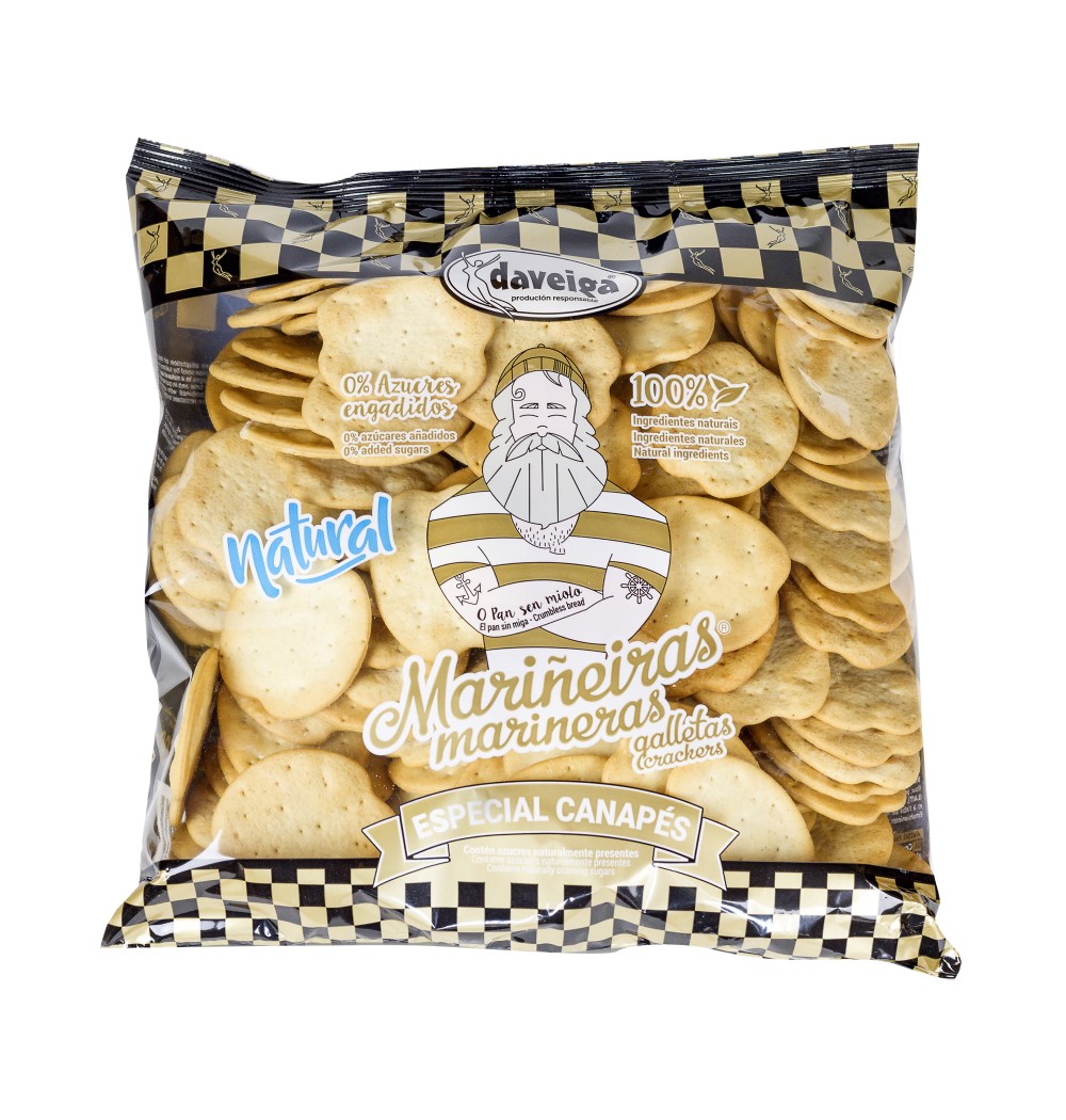 Galletas marinera especial canapés 500g Daveiga