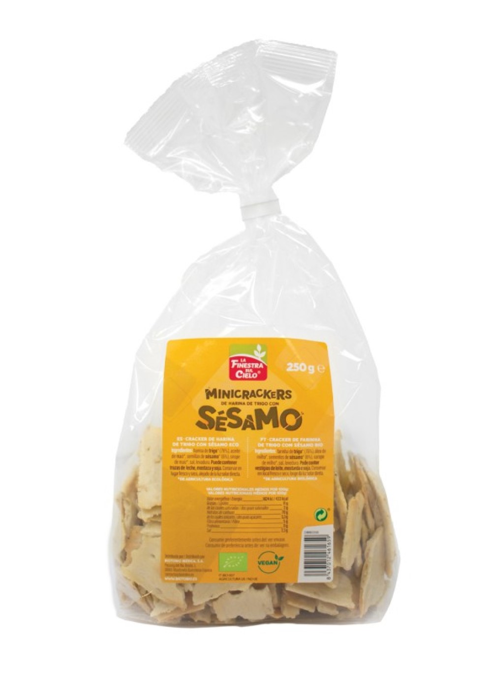 Mini crackers con sésamo Finestra Sul Cielo 250g | ecológico