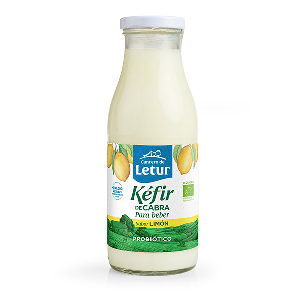 Kéfir de Cabra para Beber Sabor Limón 500ml Cantero de Letur | Ecológico