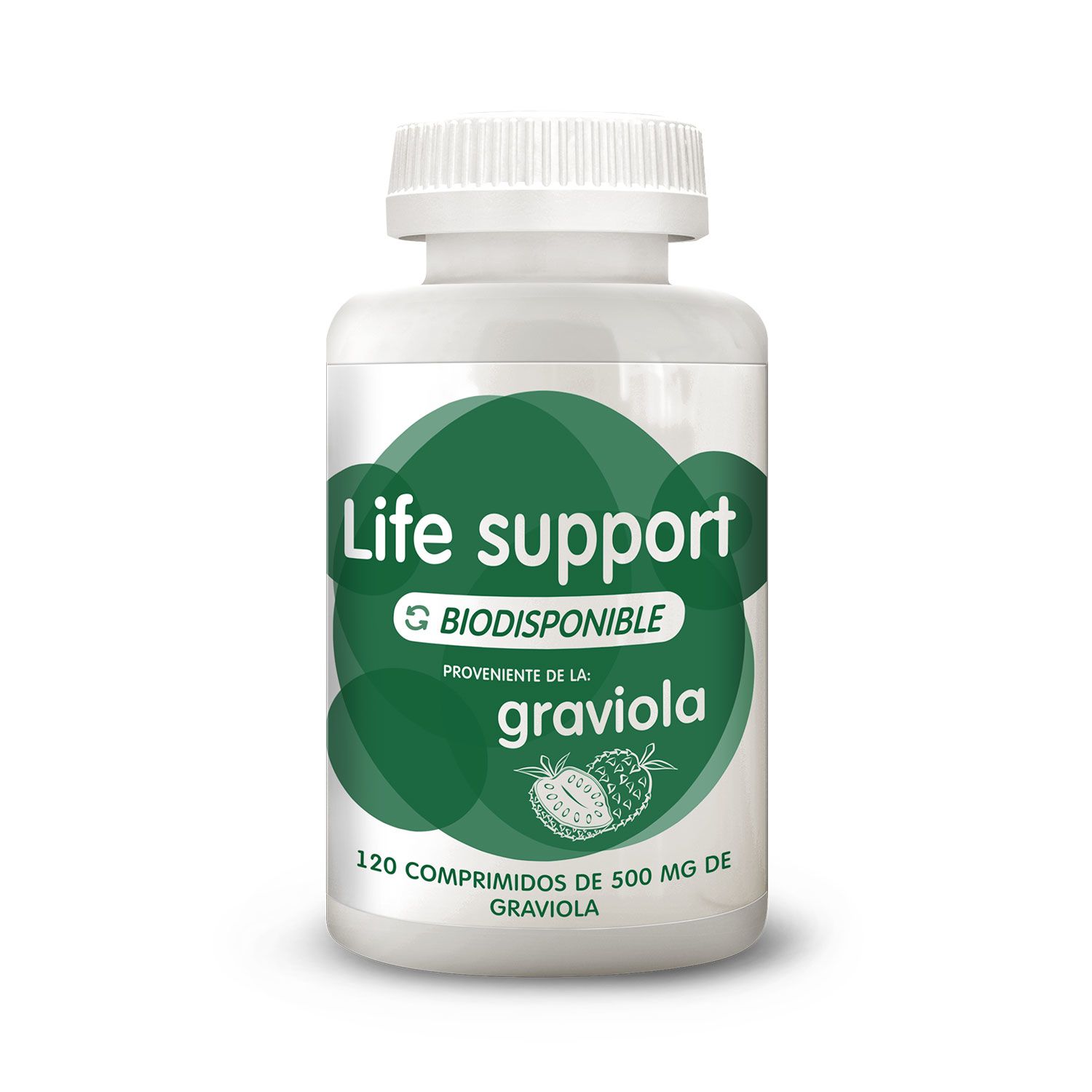 Life support de graviola 500mg 120 comprimidos Energy Feelings