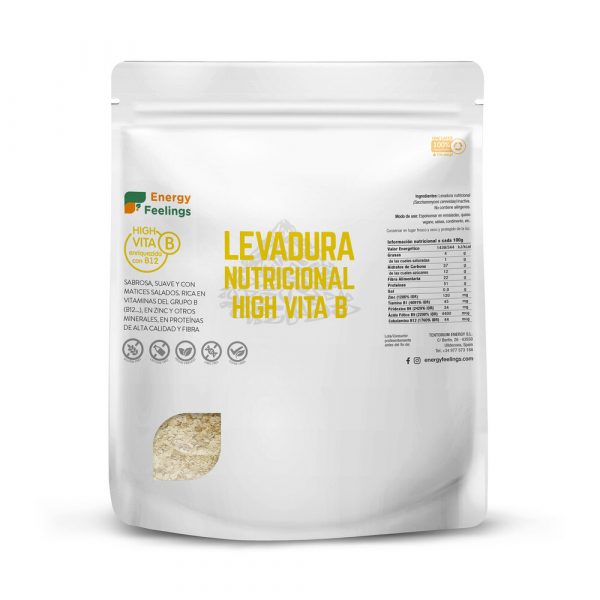 Levadura nutricional con vitamina B 250g Energy Feelings
