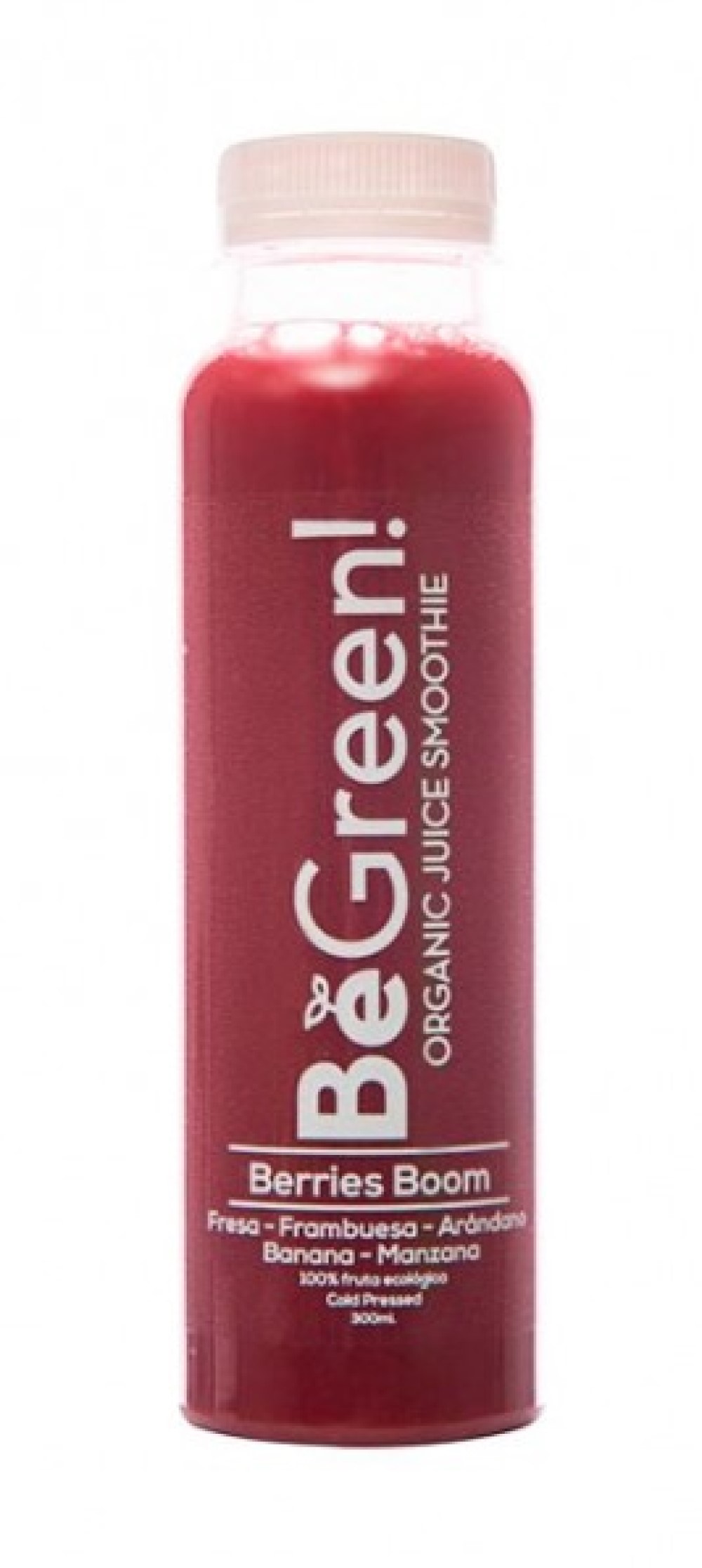 Zumo fresa frambuesa arándano Berries Boom BeGreen 330ml | Ecológico