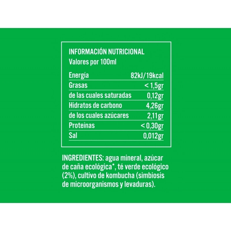 Kombucha GreenVida Komvida 250ml | ecológico 2