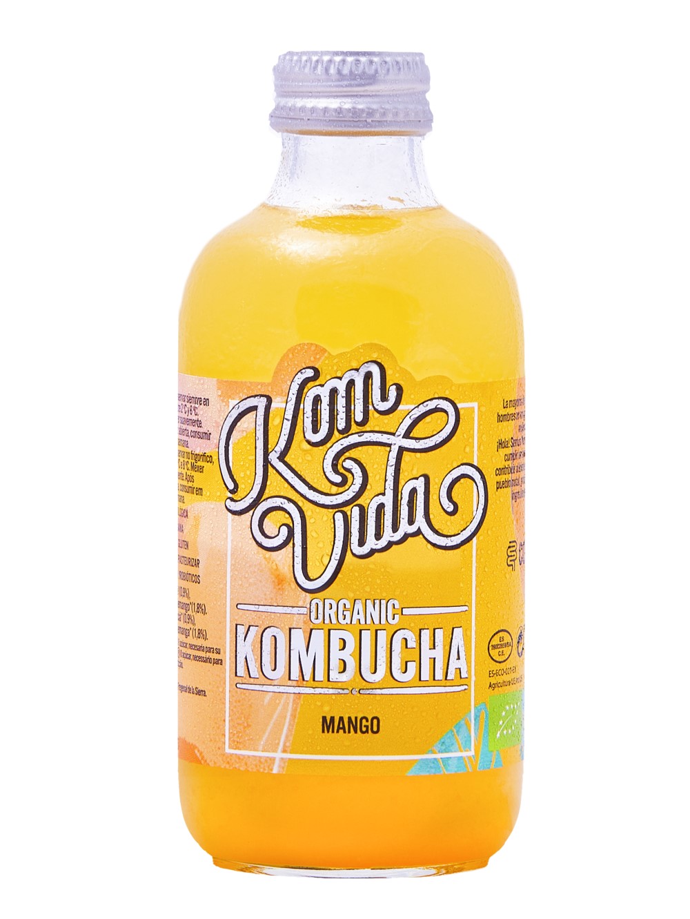 Kombucha de mango Komvida 250ml | Ecológico