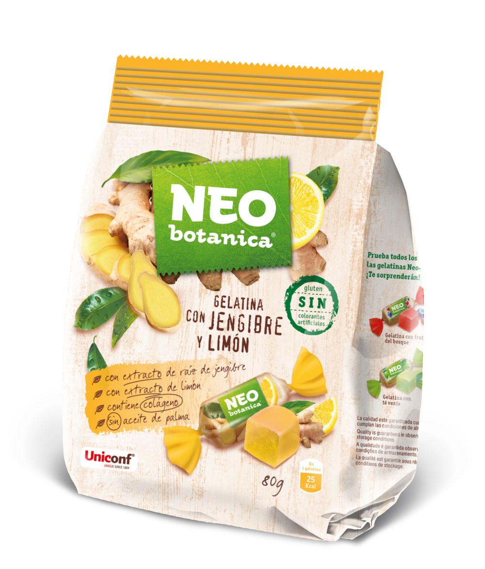 Gominolas sin gluten jengibre y limón 80g Neo Botanica