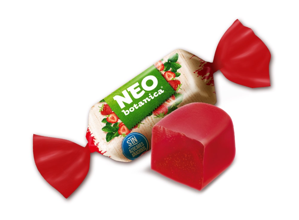 Gominolas veganas de fresa sin azúcar Neo Botanica 72g 2