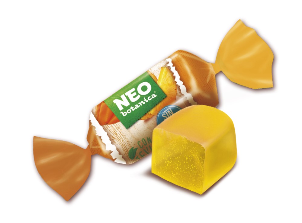 Gominolas veganas de piña y mango sin azúcar Neo Botanica 72g 2