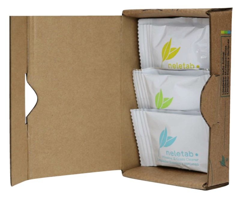 X NELETAB - PACK PASTILLAS LIMPIA-CRISTALES+MULTI-SUPERFICIE+BAÑO