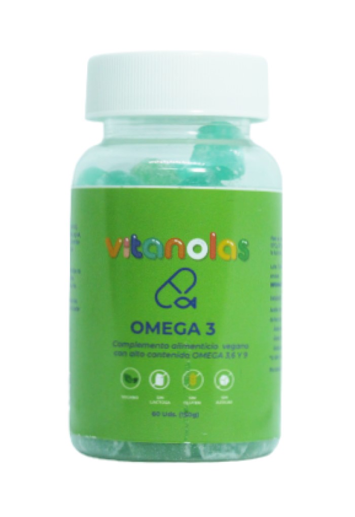 Omega 3 vegano Minimelis 60 gominolas sin azúcar