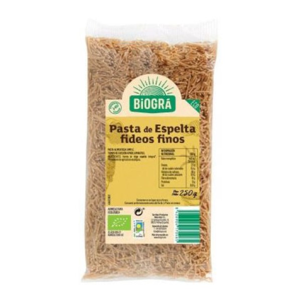 Fideo fino de Espelta Biogrà 250g | ecológico