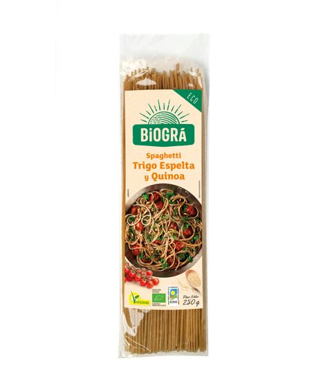 Espagueti de Espelta y Quinoa 250g Biogra | Ecológico