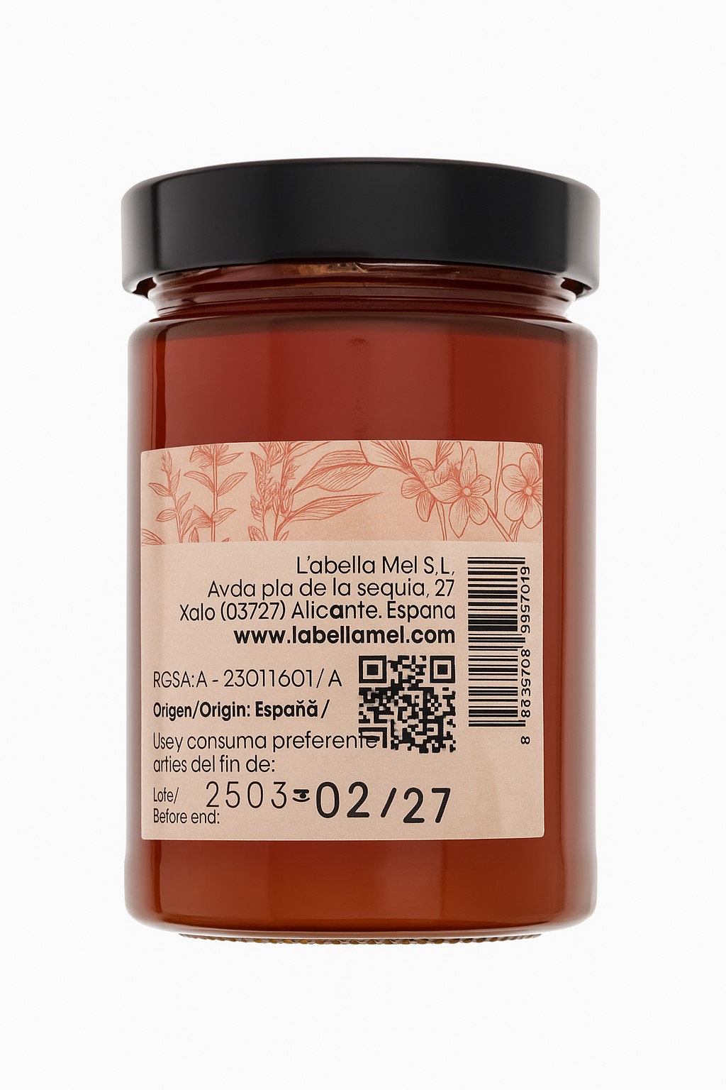Miel de flores L'Abella 500g 3