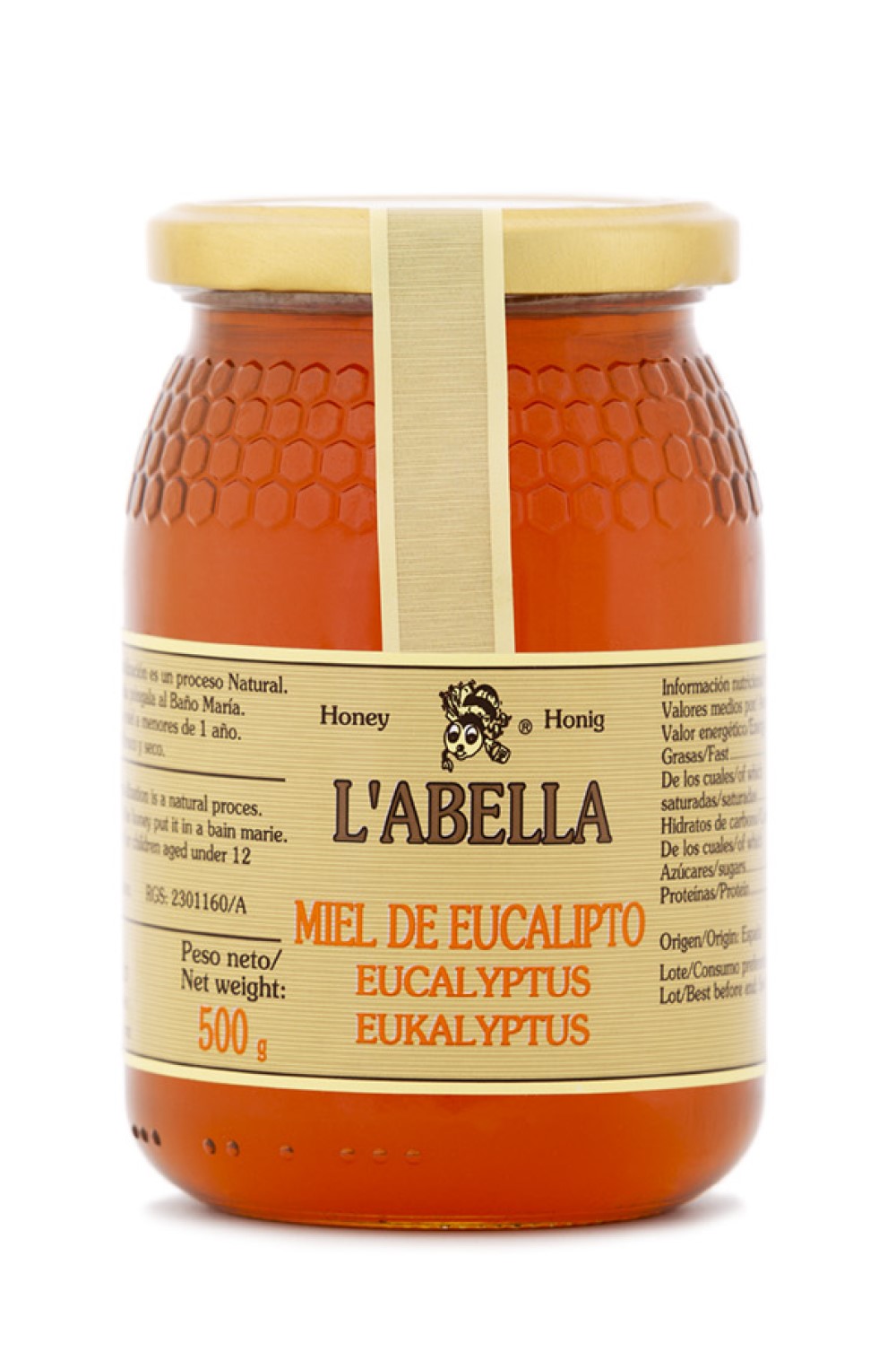 Miel de eucalipto L'Abella 500g