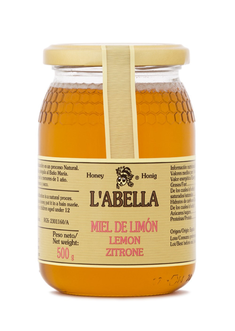 Miel de limón L'Abella 500g