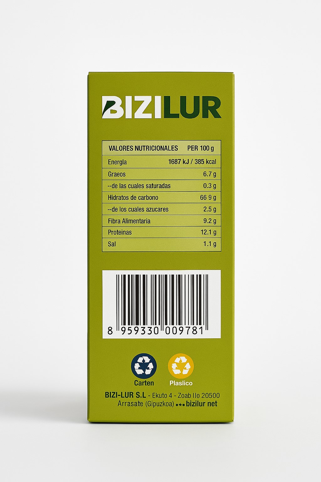 Biscotes de espelta Bizilur 300g | ecológico 2
