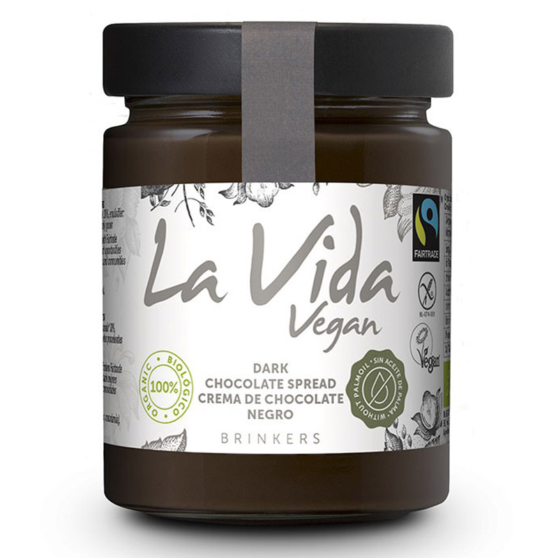 Crema de chocolate negro 270g La Vida Vegan | ecológico