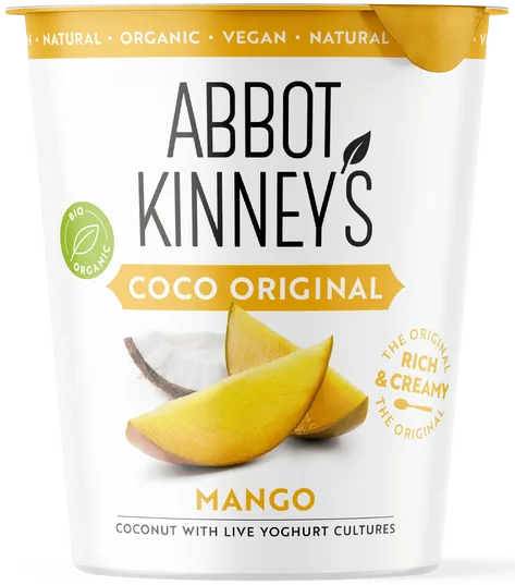Yogur de coco y mango 350g Abbot Kinney's | ecológico