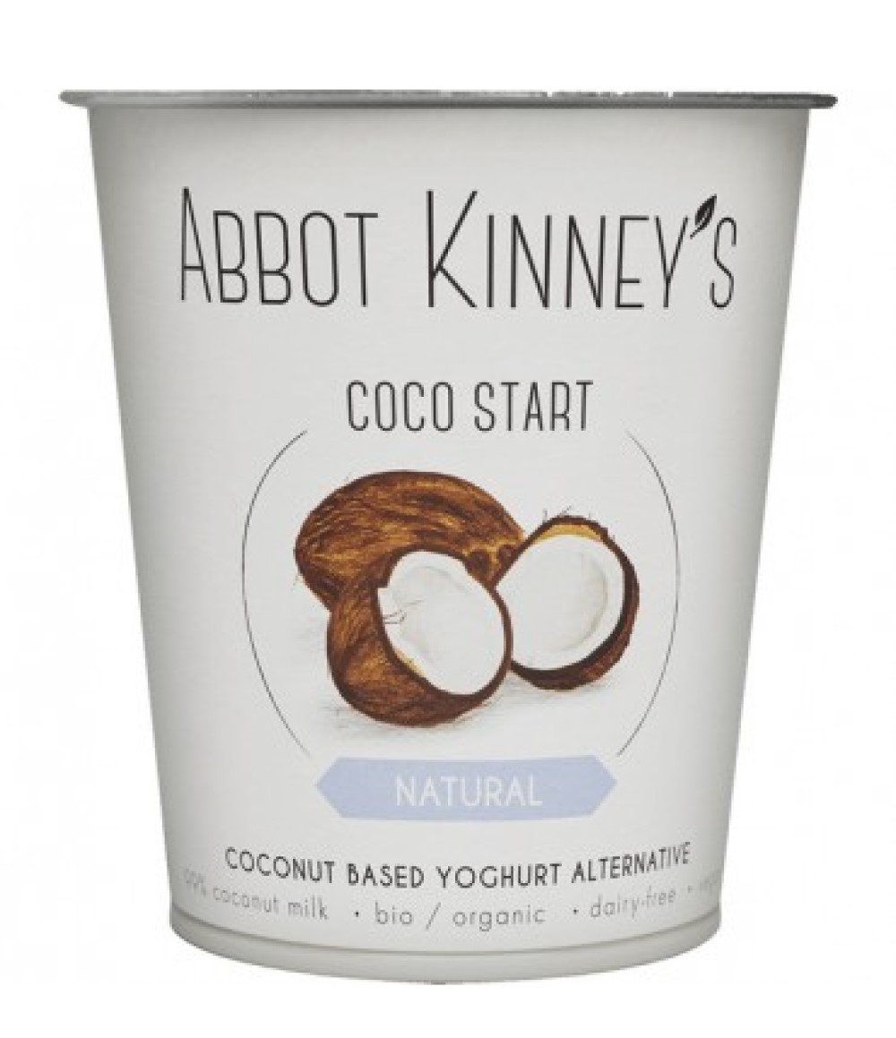Yogur Natural de Coco BIO   Abbot Kinney s 350 g | Vegano y sin lactosa