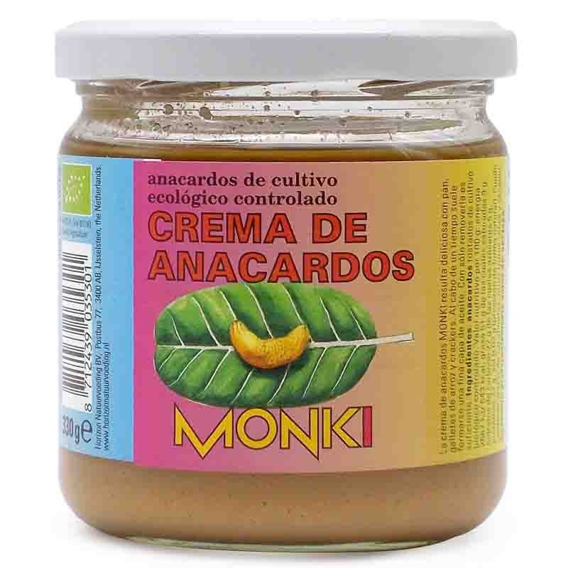 MONKI - CREMA DE ANACARDOS 330g BIO