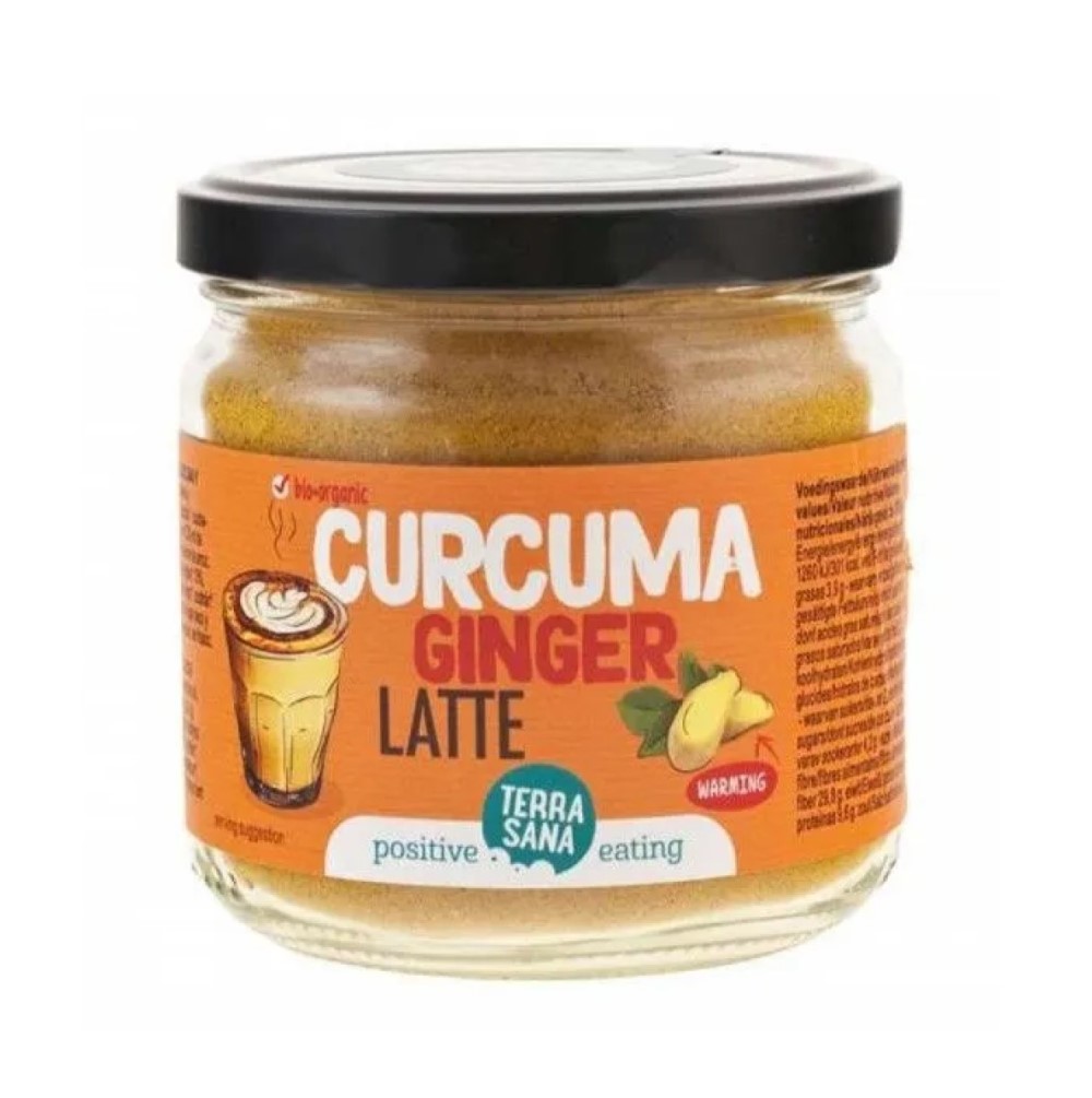Cúrcuma jengibre latte Terrasana 70g | Ecológico