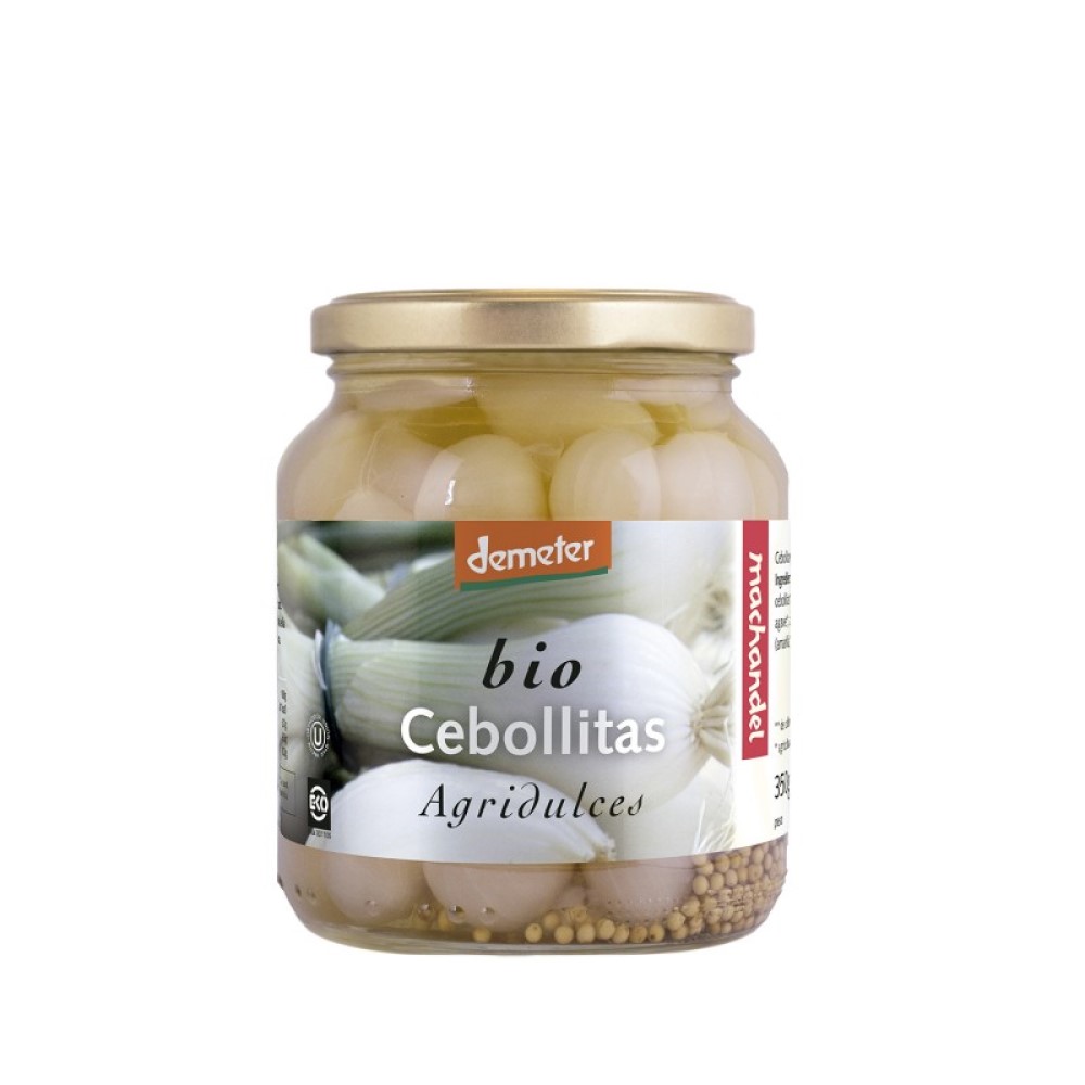 Cebollitas agridulces Demeter Machandel 350g | ecológico