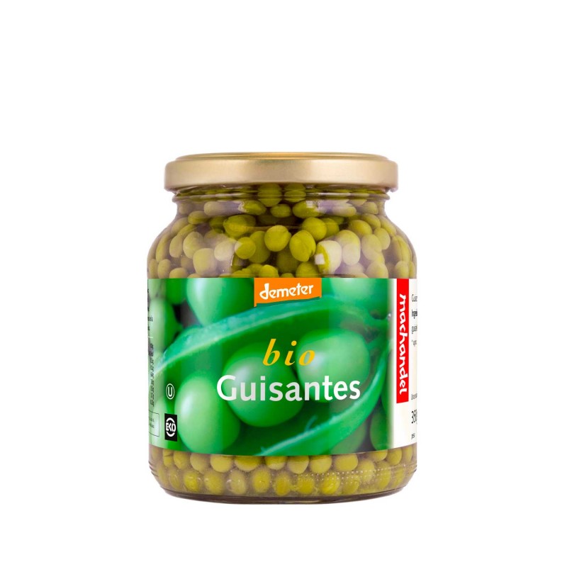 Guisantes verdes ecológicos demeter 350g Machandel
