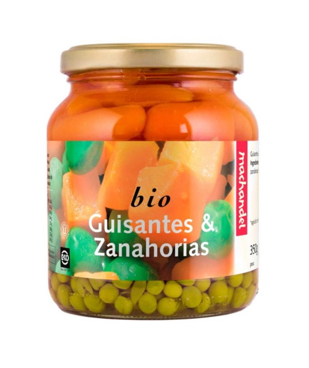 MACHANDEL - GUISANTES Y ZANAHORIAS 350g BIO