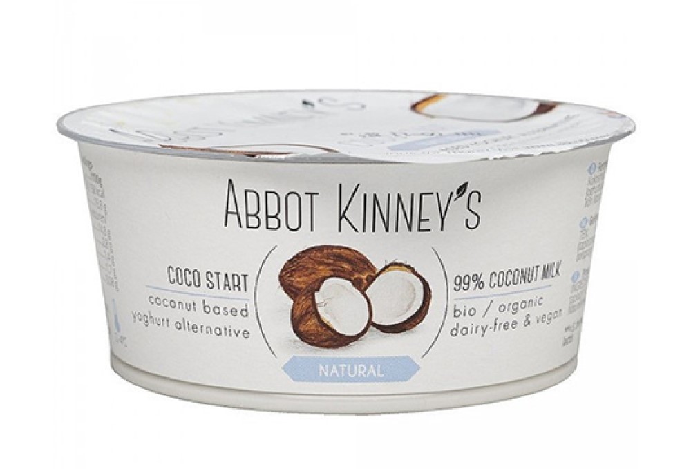 Yogur Natural de Coco BIO   Abbot Kinney s 125 g | Alternativa vegetal