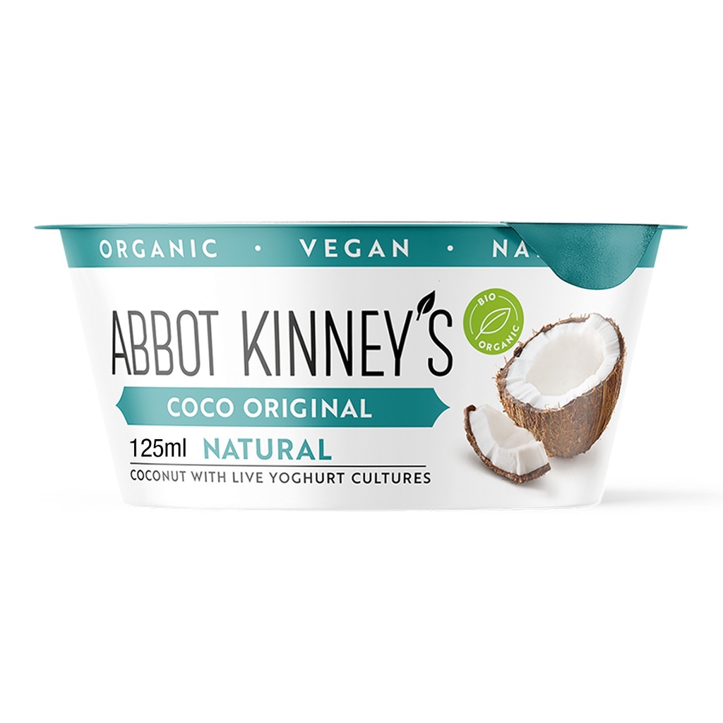 Postre Vegetal de Coco BIO   Abbot Kinney s 125 g | Alternativa vegetal 