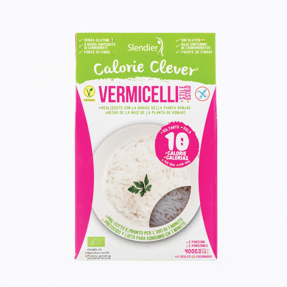 Fideos de Konjac cabello de ángel 400g Slendier | ecológico