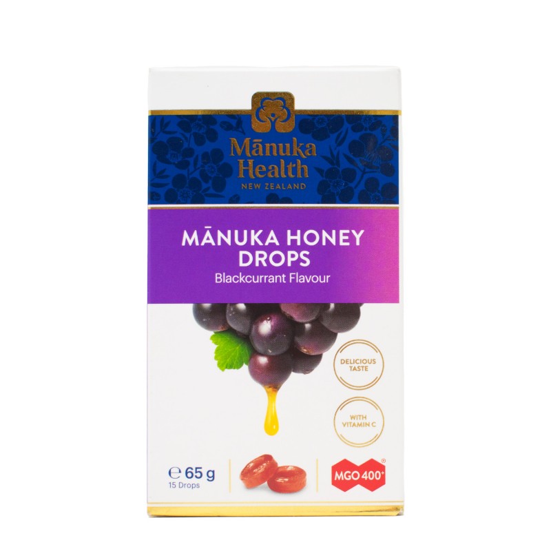 X MANUKA - CARAMELOS DE MANUKA Y GROSELLA NEGRA 65g (PROMO)