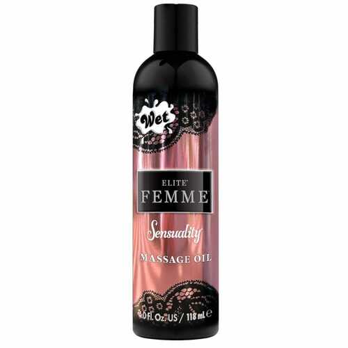 wet elite femme aceite masaje y baño sensuality 120 mlwet elite