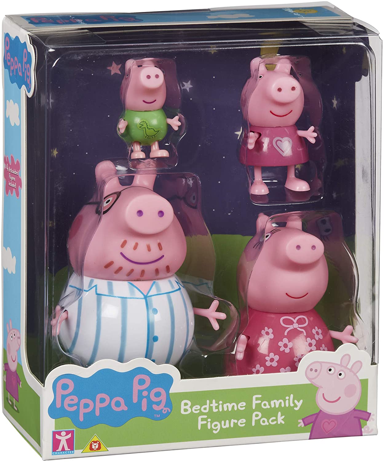 Peppa Pig Pack Figuras Familia de Vacaciones