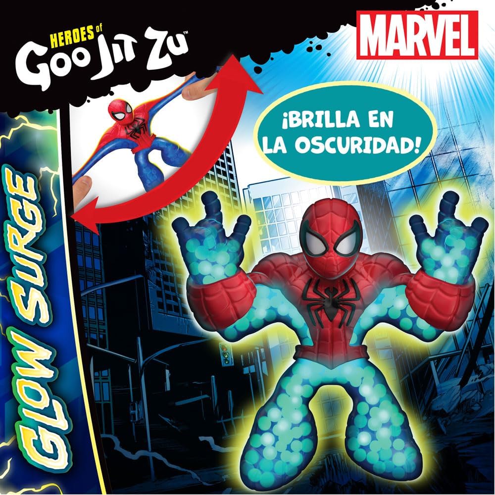 Goo Jit Zu Spiderman Glow Surge