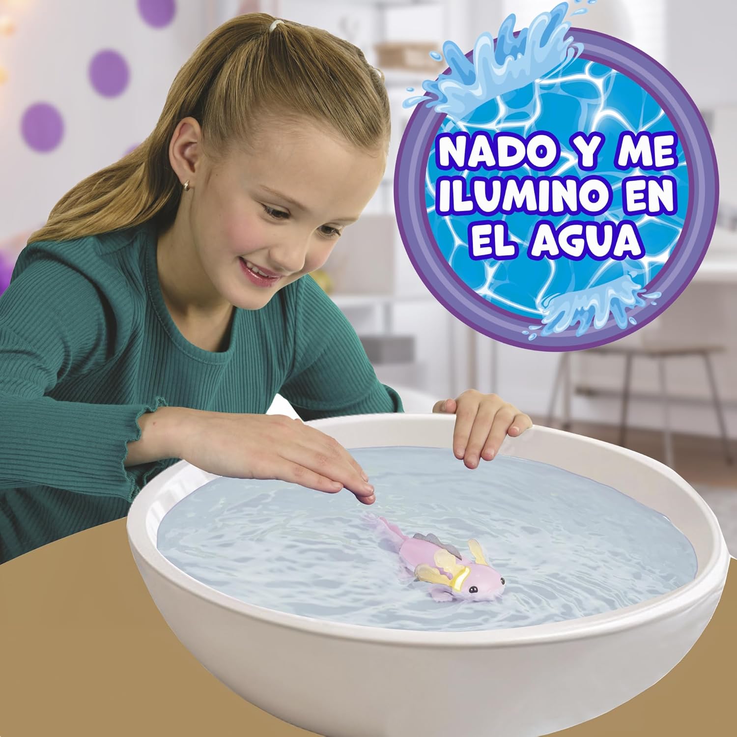 Fingerlings Axolotl Nadador
