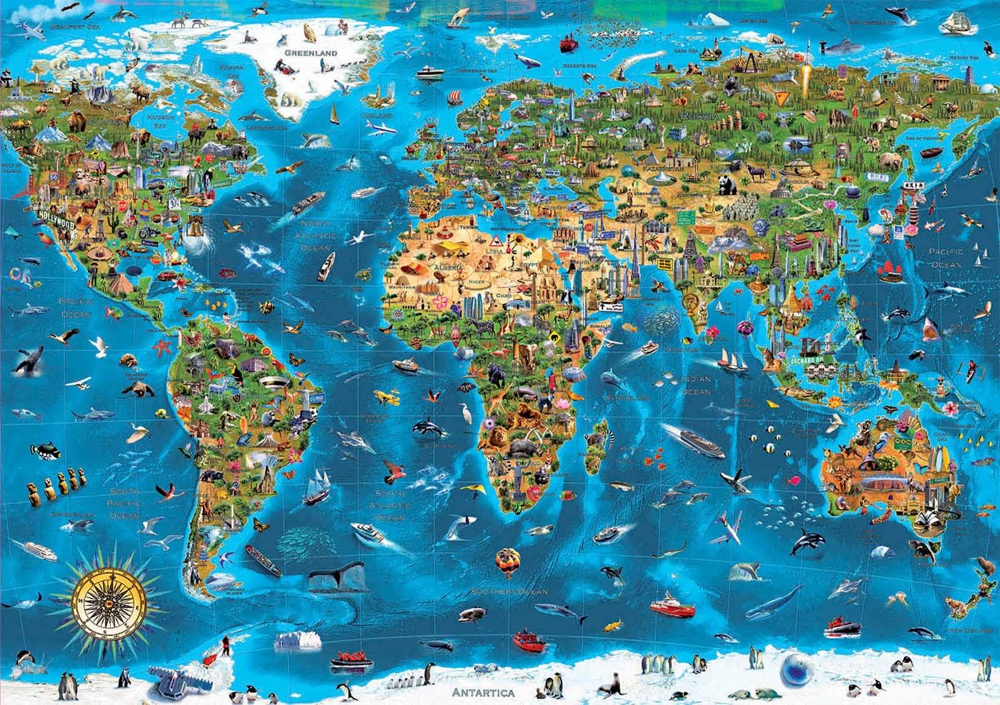 Puzzle 1000 Maravillas del mundo