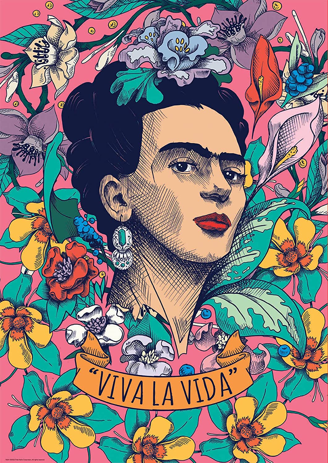 Puzzle 500 Viva la Vida, Frida Kahlo