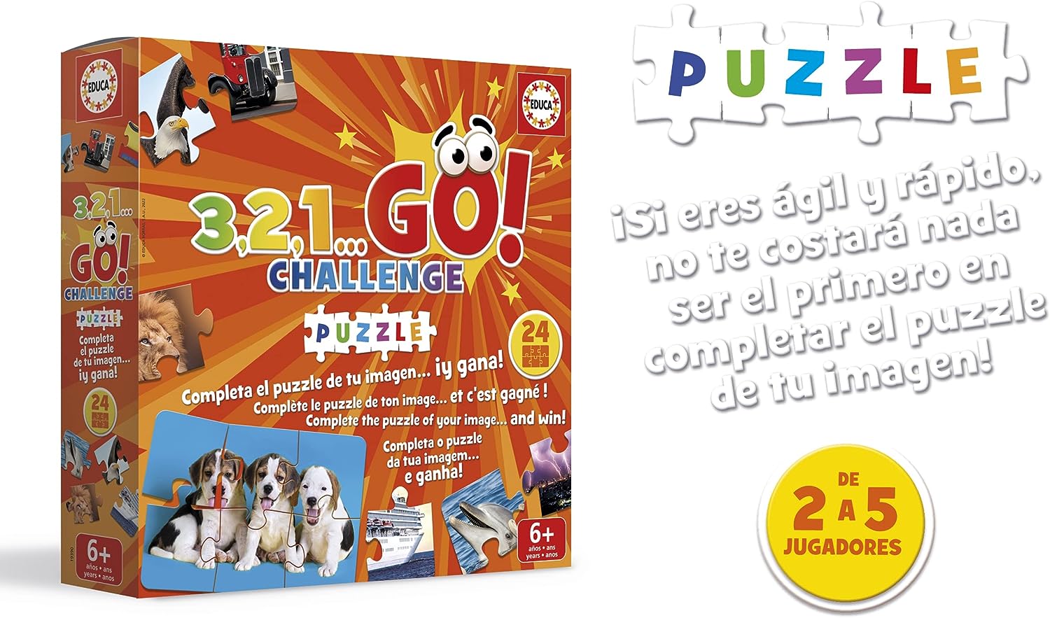 3,2,1 GO! Challenge Puzzle - Educa Borras