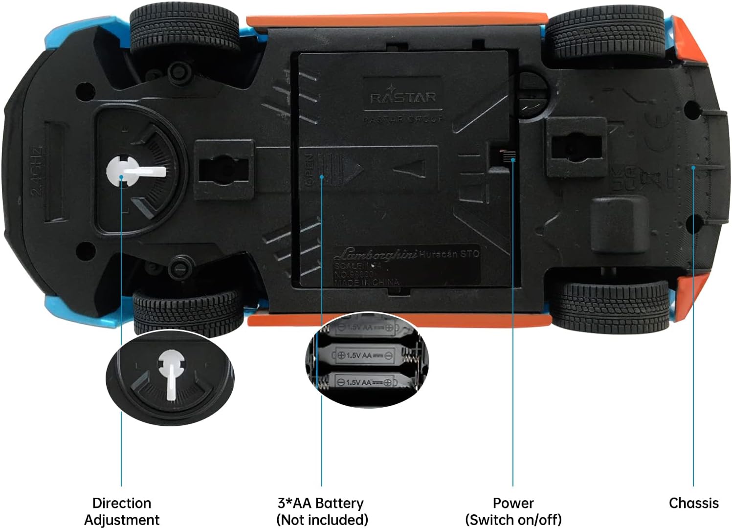 R/C Lamborghini Huracán STO 1:24