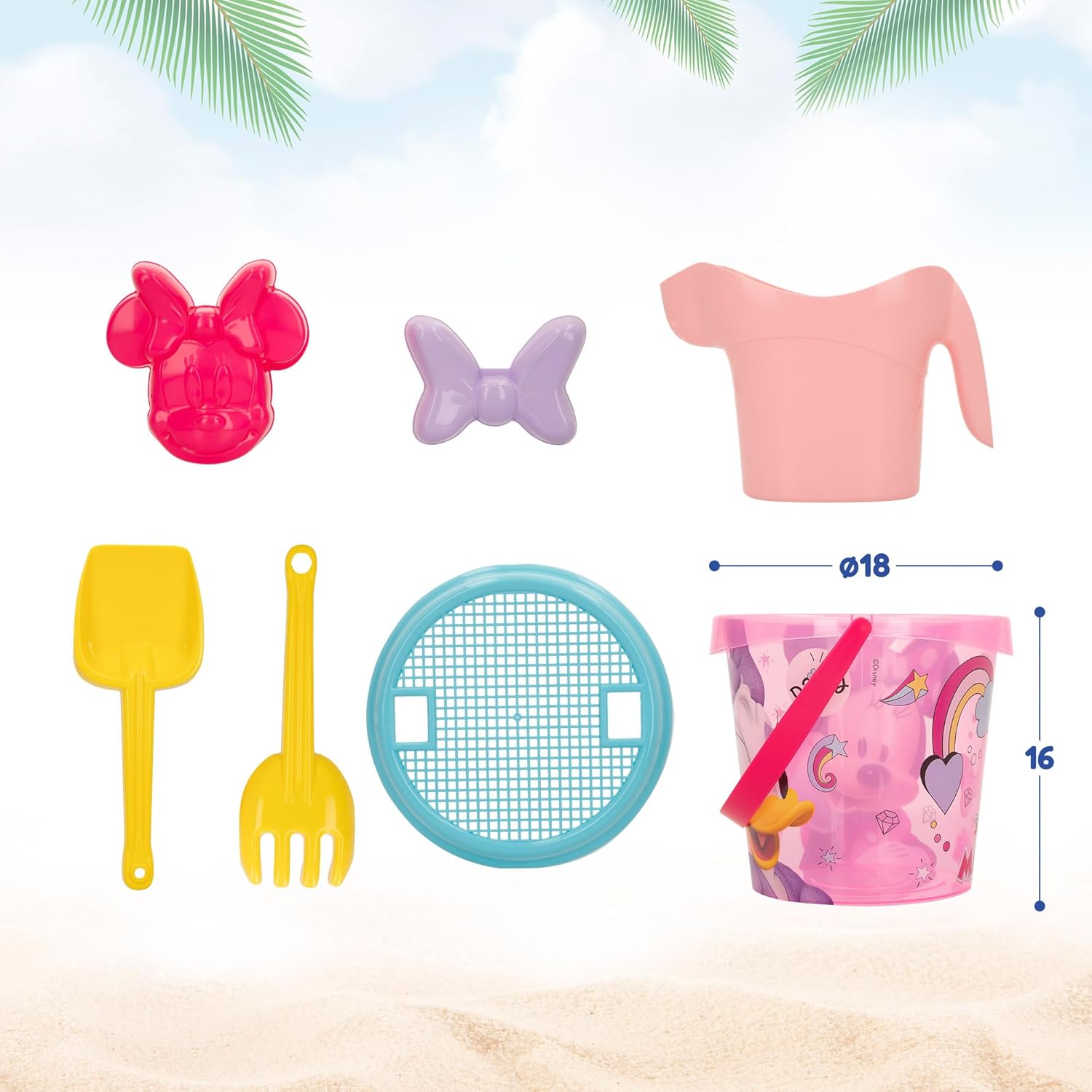 Minnie Mochila Cubo Playa
